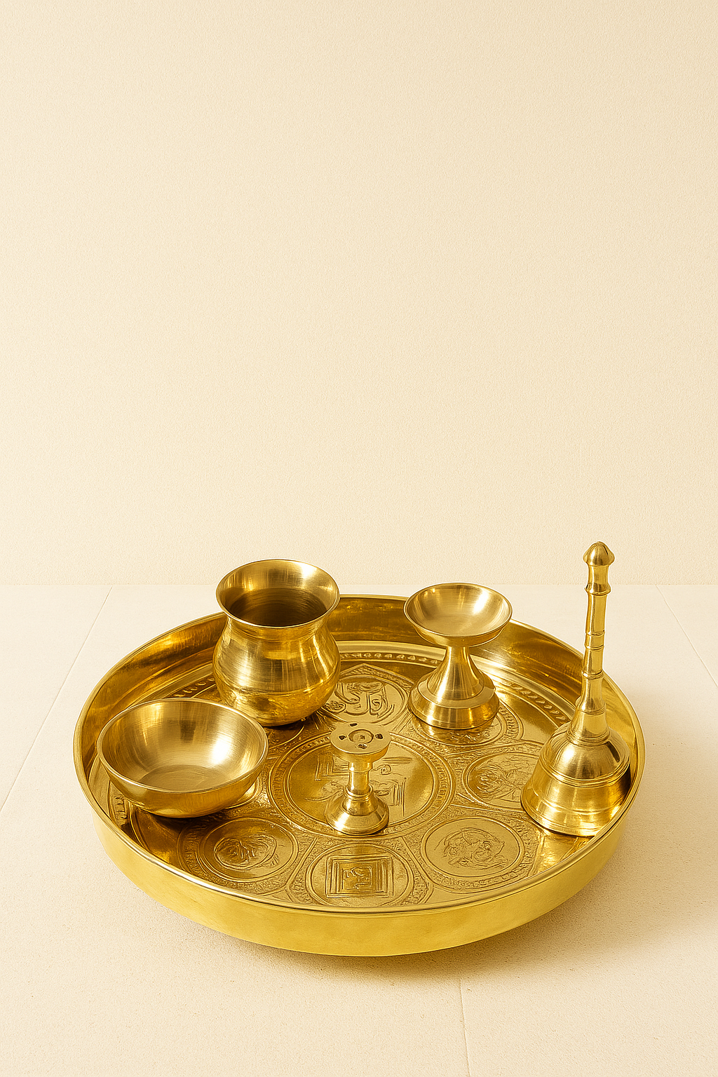 Brass Pooja Thali